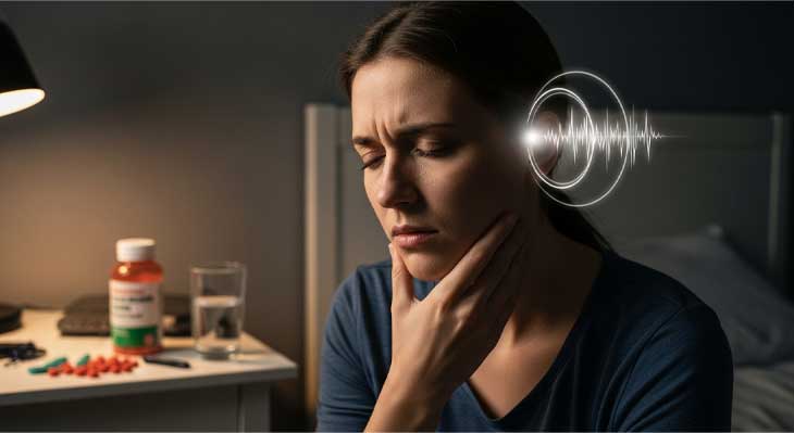 مشکلات فک و وزوز گوش