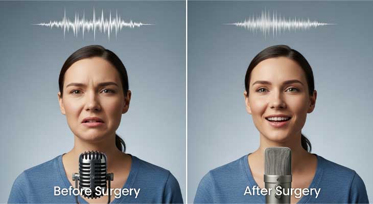 تاثیر جراحی فک بر صدا