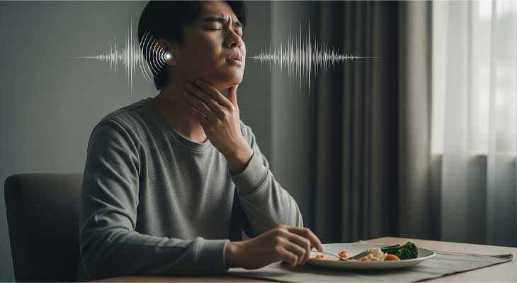 مشکلات فک و وزوز گوش